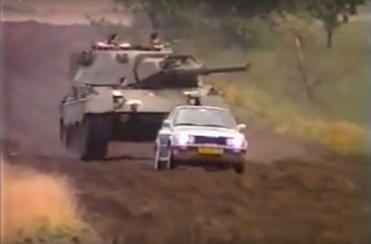 BMW 325ix vs Leopard Tank