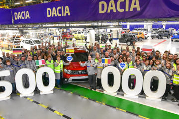 Dacia Duster - 500.000 de unități din a doua generație produse la Mioveni
